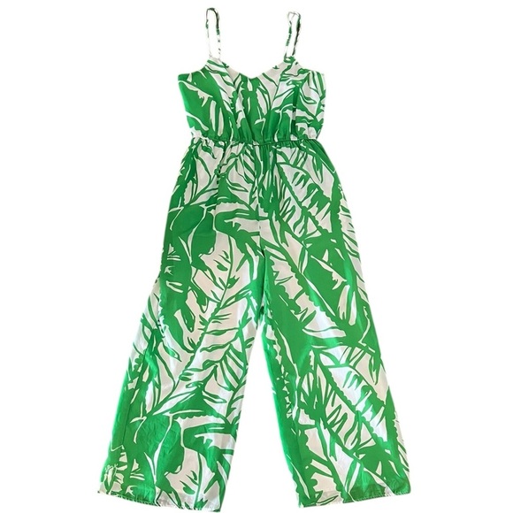 Lilly Pulitzer for Target Green and White Tropical Print Jumper Size Large - Picture 4 of 6